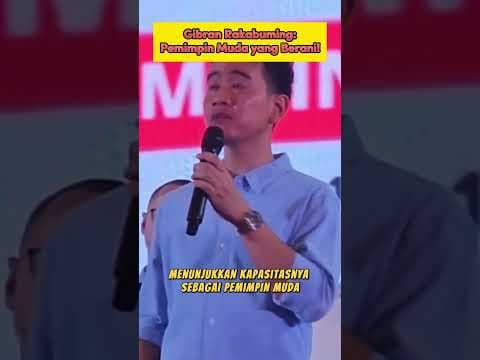 Gibran Rakabuming: Pemimpin Muda yang Berani! Siap Menjawab Tantangan!